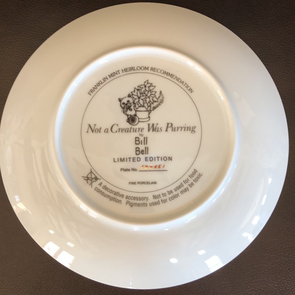 Perrrfect NIB 3 plate Bill Bell holiday set - Picture 8 of 11